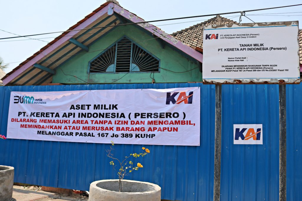 Aset KAI Daop 3 Cirebon di Pabedilan Disewakan