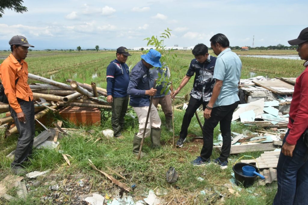 Tanam Pohon di Jalur Playangan–Bojong Negara, Cegah Banjir dan Bangunan Liar